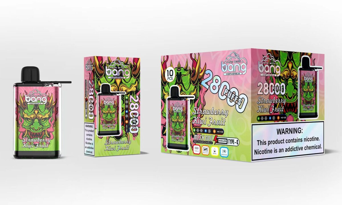 Bang 28000 28k Züge Original Einstellbare Eisstufe Einweg-e-zigarette Stift