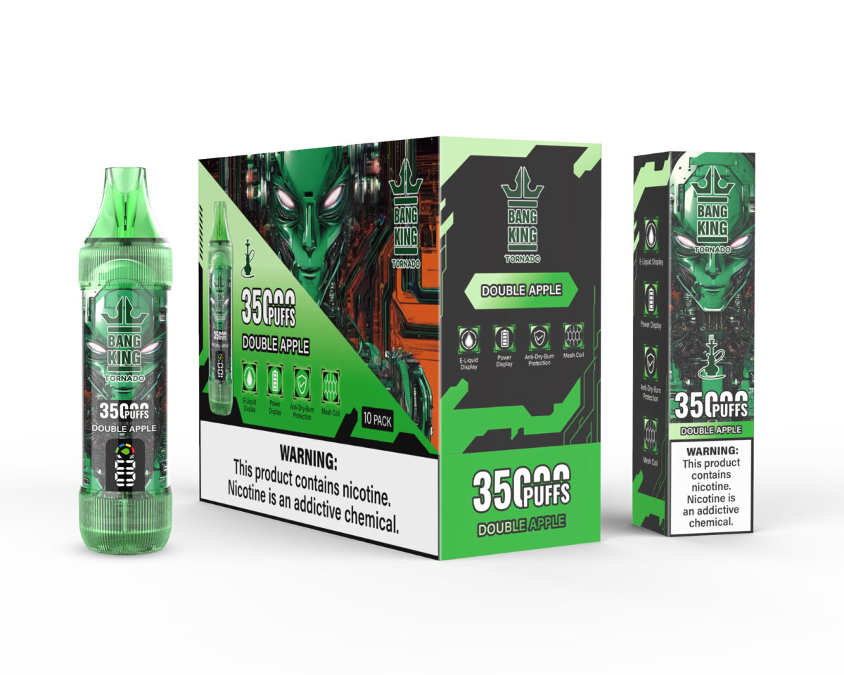 Bang King Tornado 35000 35k Züge Original Led-anzeige Edition Einweg-e-zigarette Stift