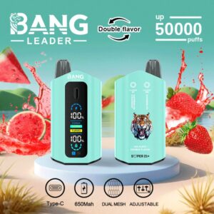 Bang Leader 50000 50k Züge 2% 3% 5% Nikotin Doppelgeschmack Lcd-display Einweg-e-zigarette