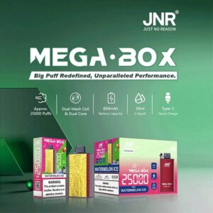 Jnr Mega Box 25000 25k Züge Original Edition Wiederaufladbare Einweg-e-zigarette