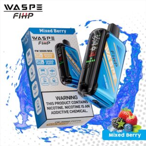 Waspe 30000 30k Züge Originalausgabe Dual Mesh Lcd-anzeige Einweg-e-zigarette