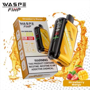 Waspe 30000 30k Züge Originalausgabe Dual Mesh Lcd-anzeige Einweg-e-zigarette