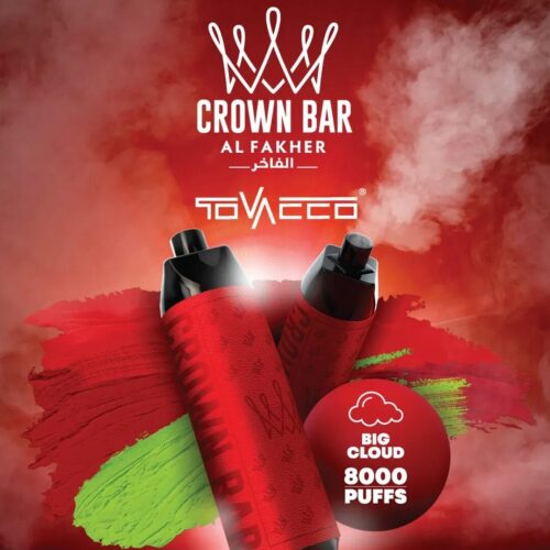 Al Fakher Crown Bar 8000 8k Züge 18ml Dtl Einweg-e-zigarette