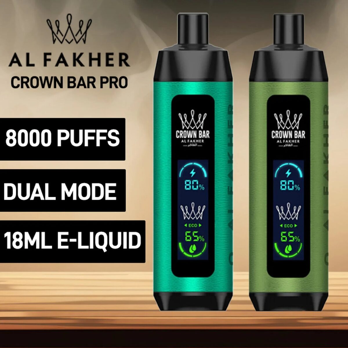 Al Fakher Shisha Crown Bar Pro 8000 8k Züge 5% Nikotin 18ml Dual-modus Dtl Großpackung Einweg-e-zigarette Al Fakher Shisha Crown Bar Pro 8000 8k Züge 5% Nikotin 18ml Dual-modus Dtl Großpackung Einweg-e-zigarette