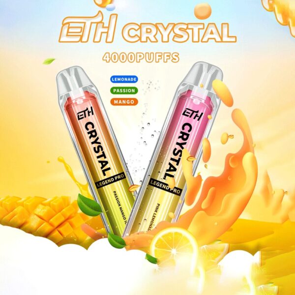 Eth Crystal 4000 Züge Original 2% Nikotin Einweg-e-zigarette Stift