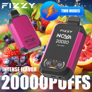 Fizzy Nova 20000 20k Züge Original Edition Dual Mesh Lcd-anzeige Einweg-e-zigarette