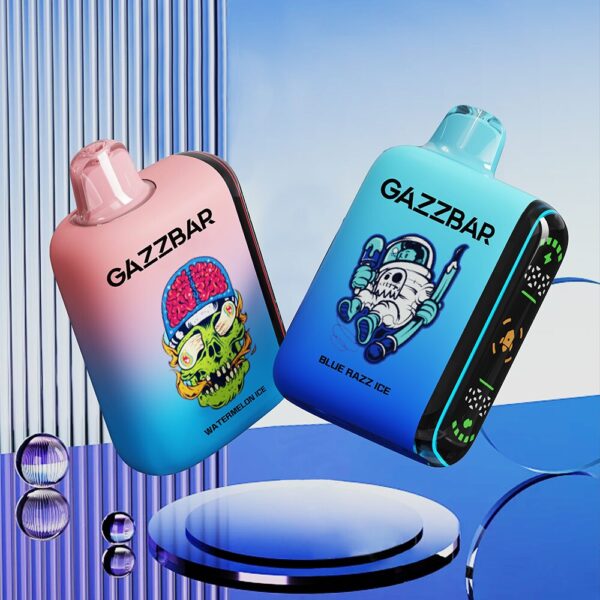 Gazzbar Rocket 20000 20k Züge E-zigarette Dual Mesh Led-anzeige Einweg-e-zigarette