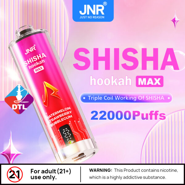 Jnr Shisha Max 22000 22k Züge Original Wasserpfeife Edition Einweg-e-zigarette Stift