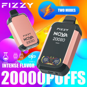 Fizzy Nova 20000 20k Züge Original Edition Dual Mesh Lcd-anzeige Einweg-e-zigarette