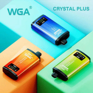 Wga Crystal Plus 20000 20k Züge 5% Nikotin Doppelgeschmack Lcd-anzeige Einweg-e-zigarette